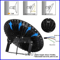 2X LED High Bay Lights UFO 500W Warehouse Led Shop Light Fixture Area Lighting