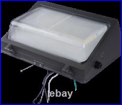 (2) LED 120 Watt Wall Pack Industrial High Security Exterior Light Warehouse
