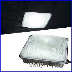 2 PACK LED CANOPY LIGHT 45W 9.6x9.6 FOR GARAGE STREET AREA & OUTDOOR LIGHTING
