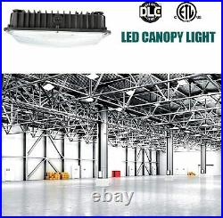 2-PACK, LED Canopy Light Weatherproof for Parking Lot Corridor Street Garage 70W