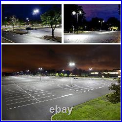 2-PACK LED Parking Lot Lights Module Street Pole fixture Shoebox Area Light 200W