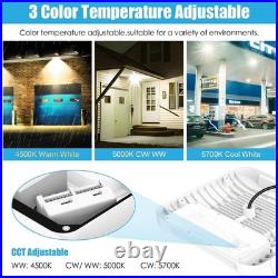 2 Pack 10.04100W LED Canopy Light IP65 Gas Station Garage Street Outdoor Lights