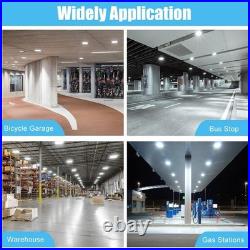 2 Pack 10.04100W LED Canopy Light IP65 Gas Station Garage Street Outdoor Lights