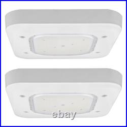 2-Pack 150W LED Canopy Gas Station Light 21000LM LED Parking Garage Light 5700K