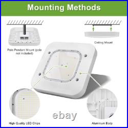 2-Pack 150W LED Canopy Gas Station Light 21000LM LED Parking Garage Light 5700K