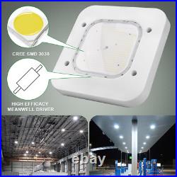 2 Pack 150W LED Canopy Light Parking Lot Gas Station Lamp IP65 21000LM 5700k UL