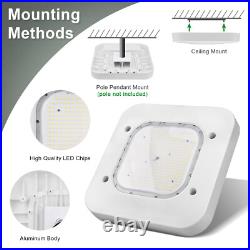 2 Pack 150W LED Canopy Light Parking Lot Gas Station Lamp IP65 21000LM 5700k UL