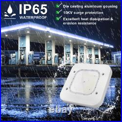 2 Pack 150W LED Canopy Light Parking Lot Gas Station Lamp IP65 21000LM 5700k UL