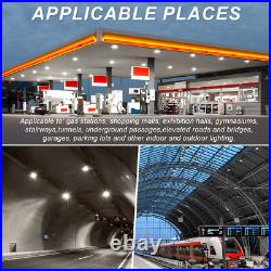 2 Pack 150W LED Canopy Light Parking Lot Gas Station Lamp IP65 21000LM 5700k UL