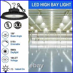 2 Pack 150W UFO LED High Bay Light Replacement 400Watt MH Warehouse Light 5000K