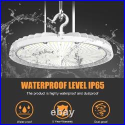 2-Pack 150W UFO LED High Bay Lights Dimmable 21000LM 400W HID/HPS Equiv. 5000K