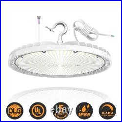 2-Pack 150W UFO LED High Bay Lights Dimmable 21000LM 400W HID/HPS Equiv. 5000K