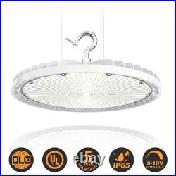 2-Pack 150W UFO LED High Bay Lights Dimmable 21000LM 400W HID/HPS Equiv. 5000K