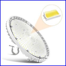 2-Pack 150W UFO LED High Bay Lights Dimmable 21000LM 400W HID/HPS Equiv. 5000K