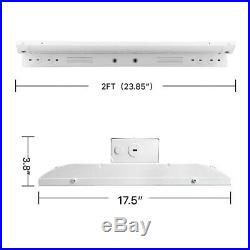 2-Pack 160W 2FT LED Linear High Bay Light, AC100-227V, 0-10v Dimmable, 5000K