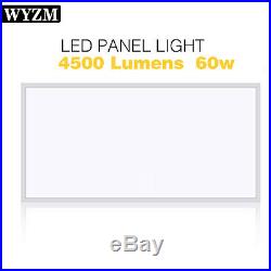 2-Pack 2x4 FT LED Panel Light, 60W, 5000K Day White, 7100LM, Drop Ceiling Light