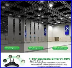 2 Pack 300W LED High Bay Lighting Commercial Warehouse Workshop Garage GYM Light