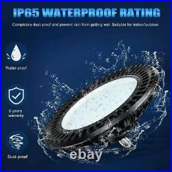 2 Pack 300W LED High Bay Lighting Commercial Warehouse Workshop Garage GYM Light