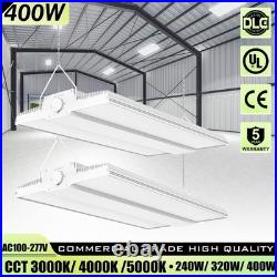 2 Pack 400W LED High Bay Shop Light Commercial Hanging Fixtures 60000LM 100-277V