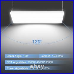 2 Pack 400W LED High Bay Shop Light Commercial Hanging Fixtures 60000LM 100-277V