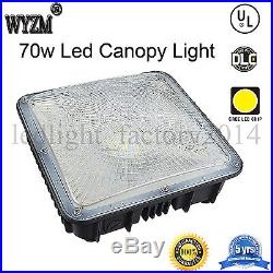 2 Pack 70watt Led Canopy Ceiling Shop Garage Warehouse Light UL Listed 6900Lumen