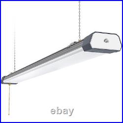 2-Pack LED Shop Light 120W Garage Office Workshop Linkable Ceiling Light 15600LM