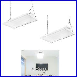 2 pack 2 Feet Linear High Bay LED Dimmable Shop Light Fixture Warehouse 5000K