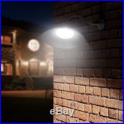 2 x Outdoor LED Gooseneck Barn Light Yard Street Security Light Dusk to Dawn 42W
