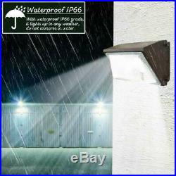 2pack 150W LED Outdoor Security Wall Pack Light with Dusk to Dawn Photocell Sensor