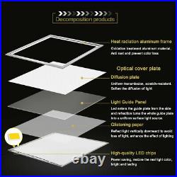 2x2 2x4 1x4 LED Panel Down Light Slim Frame Lamp Fixture Ceiling Tile or Pendent
