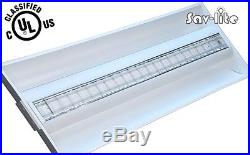 2x4 Fixture with Two 4 Ft Frost LED Tubes, LED Recessed Light Troffer Fixture