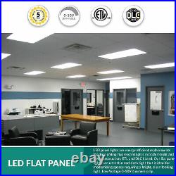 2x4ft 75W LED Flat Panel Troffer Lights 24''x48'' Drop Ceiling Lamp 5000K (8PCS)