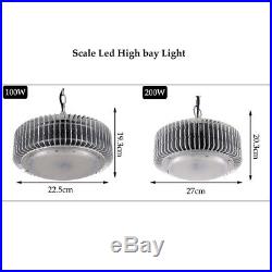 300W 250W 200W 150W LED High Bay Light Warehouse Industrial Fixture UFO Shop Lam