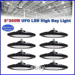 300W Commercial Industrial Led Ceiling Light 300 Watts 6500K UFO Garage Lights
