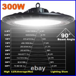 300W Commercial Industrial Led Ceiling Light 300 Watts 6500K UFO Garage Lights