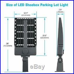 300W LED Area Light Fixture for 1500w Parking Lot Shoebox street lights 347-480V