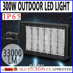 300W LED Fixture Street Parking Lot Pole Light Photocell Outdoor Area Road Lamp