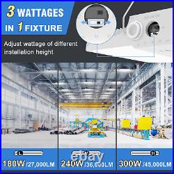 300W LED High Bay Light, Linear LED Shop Lights 45000LM, 3000K 4000K 5000K CCT