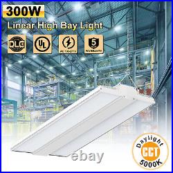 300W LED High Bay Shop Light, Linear High Bay Light Large Area Illumination DLC