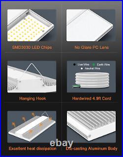 300W LED High Bay Shop Light, Linear High Bay Light Large Area Illumination DLC