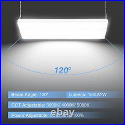 300W LED Linear High Bay Shop Light 3000-5000K Commercial Workshop Hanging Lamp