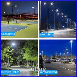 300W LED Parking Lot Light Commercial Outdoor Shoebox Street Pole Lights Fixture