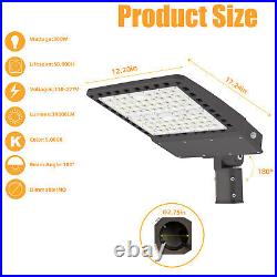 300W LED Parking Lot Light Dusk to Dawn Commercial Outdoor Street Security Light