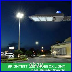 300W LED Parking Lot Light Pole Fixtures Shoebox Area Light, Module Street Lamp