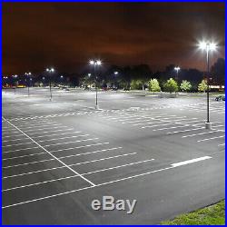 300W LED Parking Lot Lights, Shoebox Pole Light, 1000-1200W HID/HPS Replacement