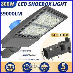 300W LED Parking Lot Lights Shoebox Pole Light WithPhotocell Fixture /Dusk to Dawn