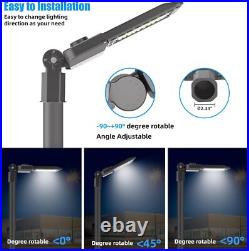 300W LED Parking Lot Lights Street Light Shoebox Pole Light Fixture Dusk to Dawn
