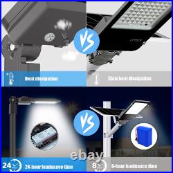 300W LED Parking Lot Lights Street Light Shoebox Pole Light Fixture Dusk to Dawn