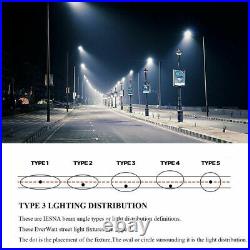 300W LED Parking Lot Street Light Dusk to Dawn Outdoor Shoebox Lighting 5000K