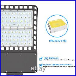 300W LED Shoebox Area Light 5500k Daylight Outdoor Security Lighting Lamps IP65